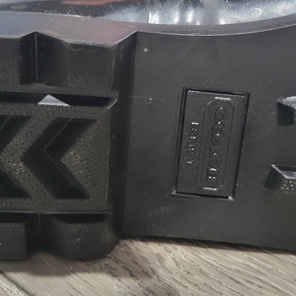 Black Coach rainboots size 10 - Picture 7 of 7